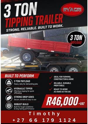 3 Ton Tipper Trailer