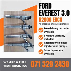 FORD EVEREST 3.0 INJECTORS FOR SALE WITH WARRANTY