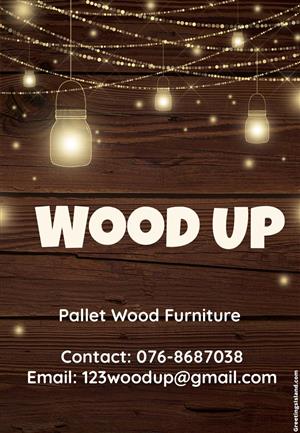 Pallet wood furniture