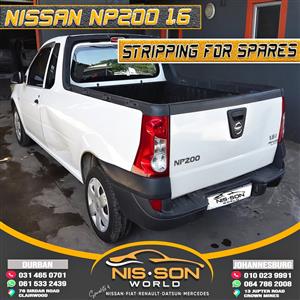 NISSAN NP200 STRIPPING FOR SPARES
