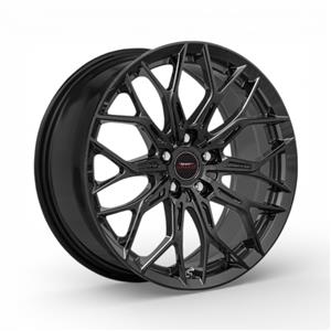 15″ A-Line Shadow 5/100 Velvet Black Alloy Wheels