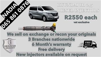 HYUNDAI H1 2.5 DIESEL INJECTORS FOR SALE BY NKD DIESEL INJECTORS 