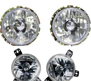 VW Citi Golf Headlight -Normal  set of 4 -Crystal  of 4 -Smoked -4 -Angel eye 