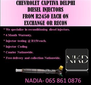 Chevrolet Captiva diesel injectors for sale 