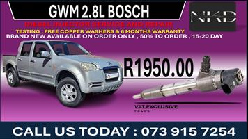 GWM 2.8L Diesel Fuel Injectors 