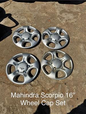 Mahindra Scorpio 16” Wheel Cap Set