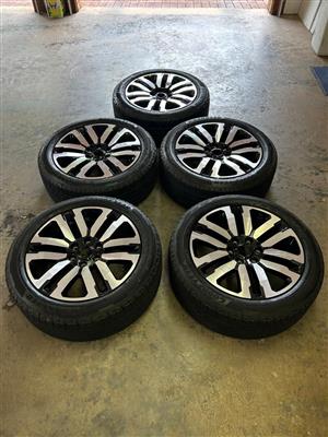 VW Amarok II Aventura 21” Varberg rims with tyres Goodyear Wrangler Territory HT