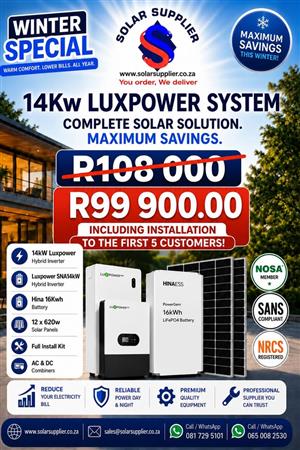 14Kw Luxpower solar system