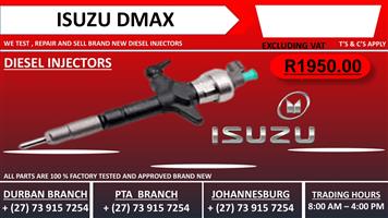 Isuzu DMAX Diesel Injectors 
