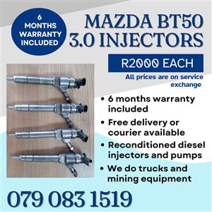 MAZDA BT50 3.0 INJECTORS FOR SALE WITH WARRANTY 
