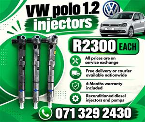 VW POLO 1.2 INJECTORS FOR SALE WITH WARRANTY 