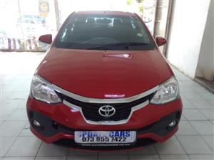 2019 Toyota Etios Sprint 1.5  Maroon, Manual, Petrol  