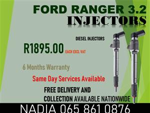 3.2 FORD RANGER DIESEL INJECTORS FOR SALE OR TO RECON