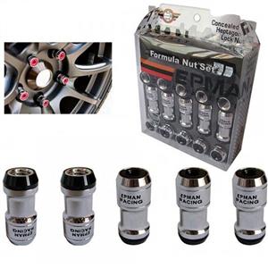 20 PCS Mags Racing Wheel Nuts M12 x 1.5mm Black