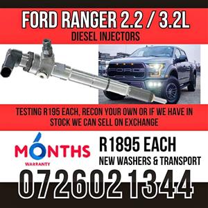 Ford Ranger 2.2 or 3.2L diesel injectors for sale