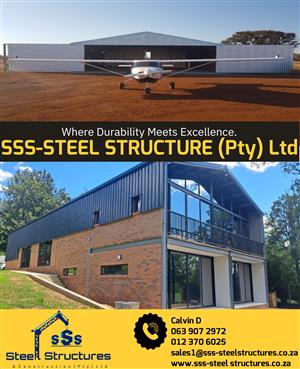 Steel Structures! Warehouses - Schools - Workshops - Office buildings etc