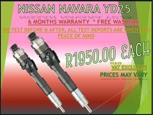 Nissan Navara YD25 Diesel Injectors