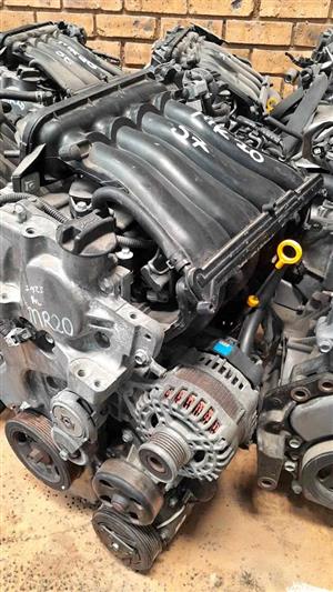 Nissan MR20 single sensor type engines complete on special