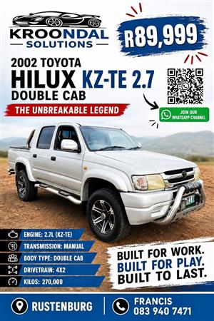 2002 Toyota Hilux KZ-TE 2.7 Double Cab
