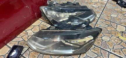VW POLO 6 TSi headlights