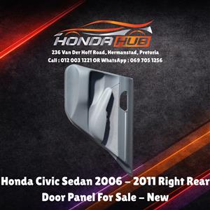 Honda Civic Sedan 2006–2011 Right Rear Door Panel New For Sale | Replacement Bod
