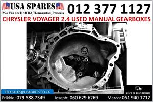 Chrysler Voyager 2.4 2003-07 used manual gearbox for sale 