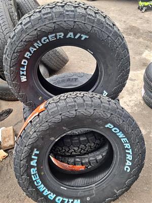 4x245/75/15c wild Ranger/powertrac Brand new tyres
