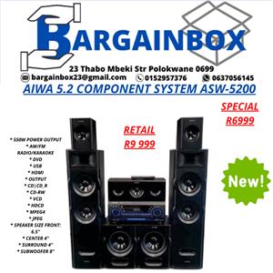 AIWA 5.2 COMPONENT SYSTEM ASW-5200