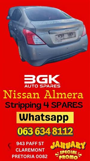 Nissan almera stripping for spares