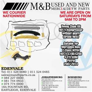 Timing Chain Kit M271 Kompressor Without Gears (Brand New) Suitable for Mercedes-Benz C-Class W204