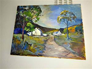 Oil painting on canvas