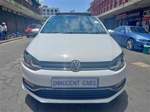 2018 VW POLO TSI 1.2 PETROL, MANUAL TRANSMISSION, WHITE COLOUR, 63000KM
