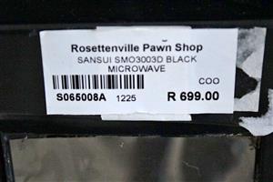 SANSUI SM03003D BLACK MICROWAVE S065008A