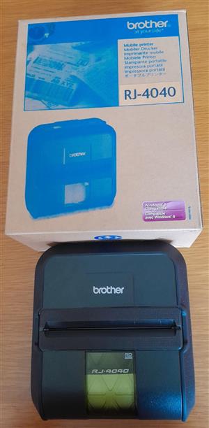 BROTHER RUGGEDJET RJ-4040 4-Inch Direct Thermal Mobile Label, Tag, and Receipt P