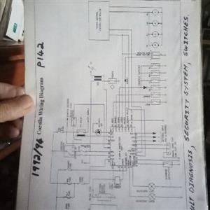Corolla 1992 / 1993, wiring bookket