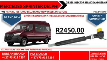 Mercedes Sprinter Delphi Diesel Injectors 