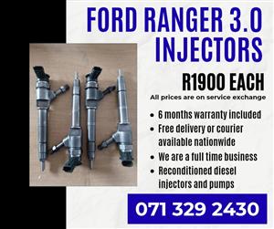 FORD RANGER 3.0 INJECTORS FOR SALE WITH WARRANTY INCLUDED 