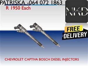CHEV CAPTIVA BOSCH DIESEL INJECTORS FOR SALE