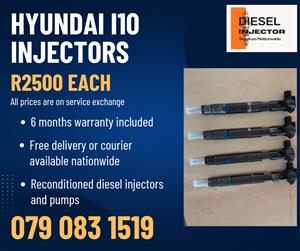 HYUNDAI I10 INJECTORS FOR SALE WITH WARRANTY INCLUDED 