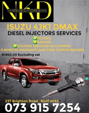 ISUZU 4JK1 DMAX TESTING INJECTORS 