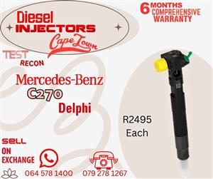 Merc C270 Delphi diesel injectors