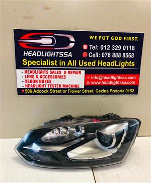 VW Polo 6 GTI left side xenon headlight 