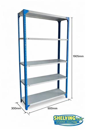 HEAVY-DUTY STEEL SHELVING 