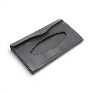 Genuine Leather Sunvisor Tissue Box