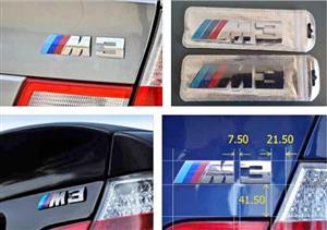 B-M-W E46 badges emblems stickers
