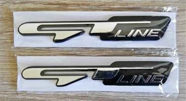 KIA GT Line back badge emblem sticker
