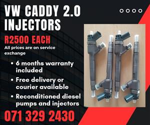 VW CADDY 2.0 INJECTORS FOR SALE WITH WARRANTY INCLUDED 