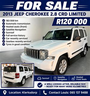 2013 Jeep Cherokee 2.8 CRD Limited