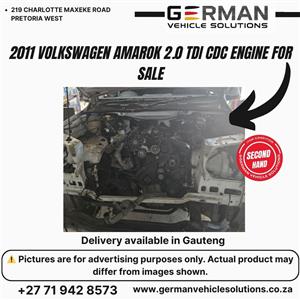 2011 Volkswagen Amarok 2.0 tdi CDC engine for sale complete