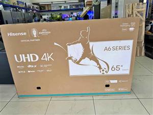 Brand new Hisense 65 inch smart 4k ultrs hd on special 